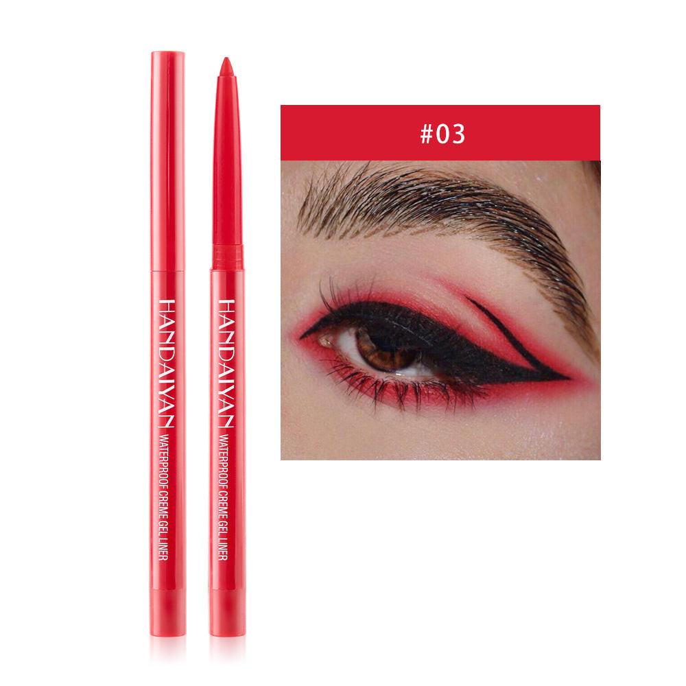 20 Color Cat Eye Makeup Waterproof Neon Colorful Liquid Eyeliner Pen Make Up Comestics Long-lasting Black Eye Liner Pencil.