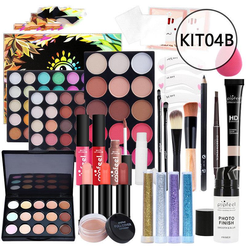 Makeup Cosmetics Set Beginner Combination Concealer Eyeliner Eyebrow Pencil.