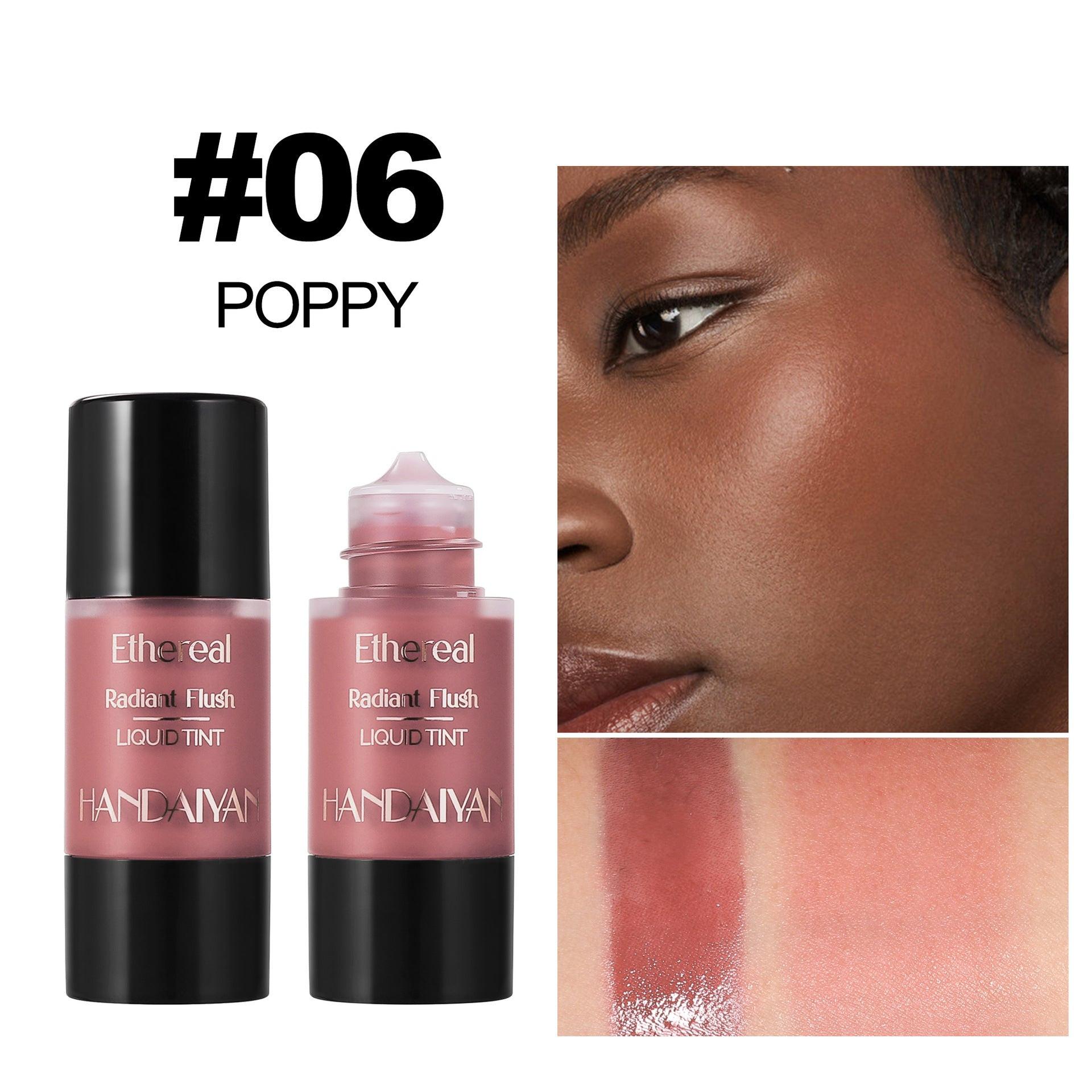 Liquid Blush Press Type 6 Colors Thin And Glittering.