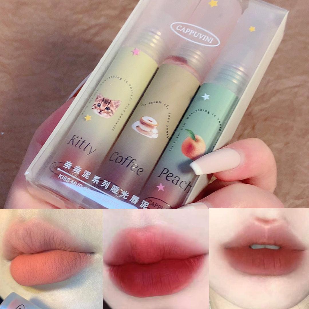 Women's Fashion Matte Flat Lipstick Glaze.
