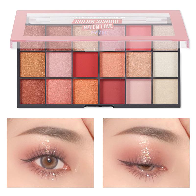 Pearlescent Matte Face Repair Plate Color Makeup Eye Shadow Plate.