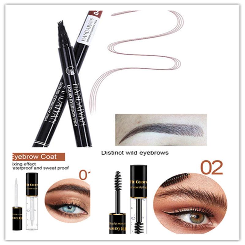 Four-head Eyebrow Pencil Liquid Eyebrow Pencil Tattoo Eyebrow Pencil Eyebrow Pencil 4-head Eyebrow Pencil Four-jaw Eyebrow Pencil.