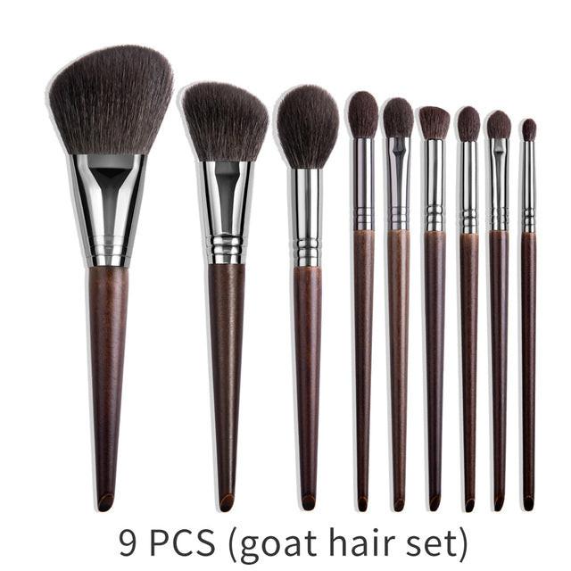 Natural Makeup Brushes Set Eyeshadow Make Up Brush Goat.