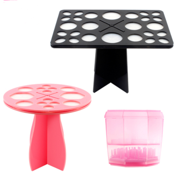 14 Hole Make up Brush Set Dry Rack Drying Brushes Shelf Multifunction Stand Display Cosmetic Clean Tool Wash Makeup Brush Holder.