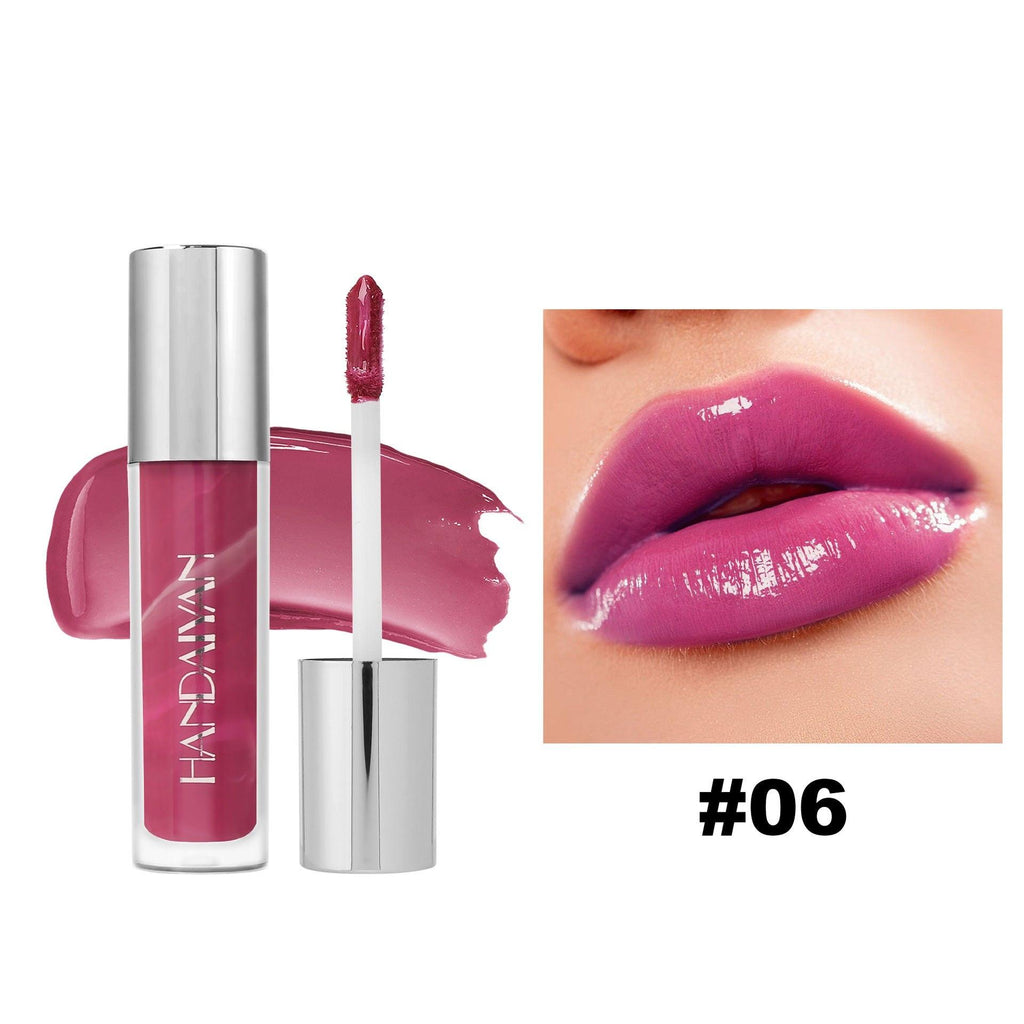 6 Colors Marbling Lip Gloss Liquid Lipstick.