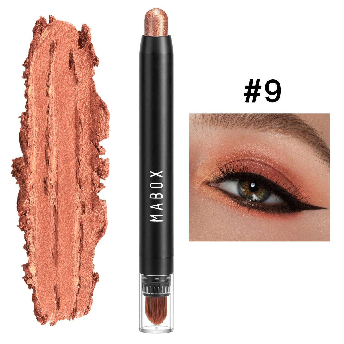MABOX Waterproof Eye Shadow Stick Eye Makeup Color Pearlescent Pen.