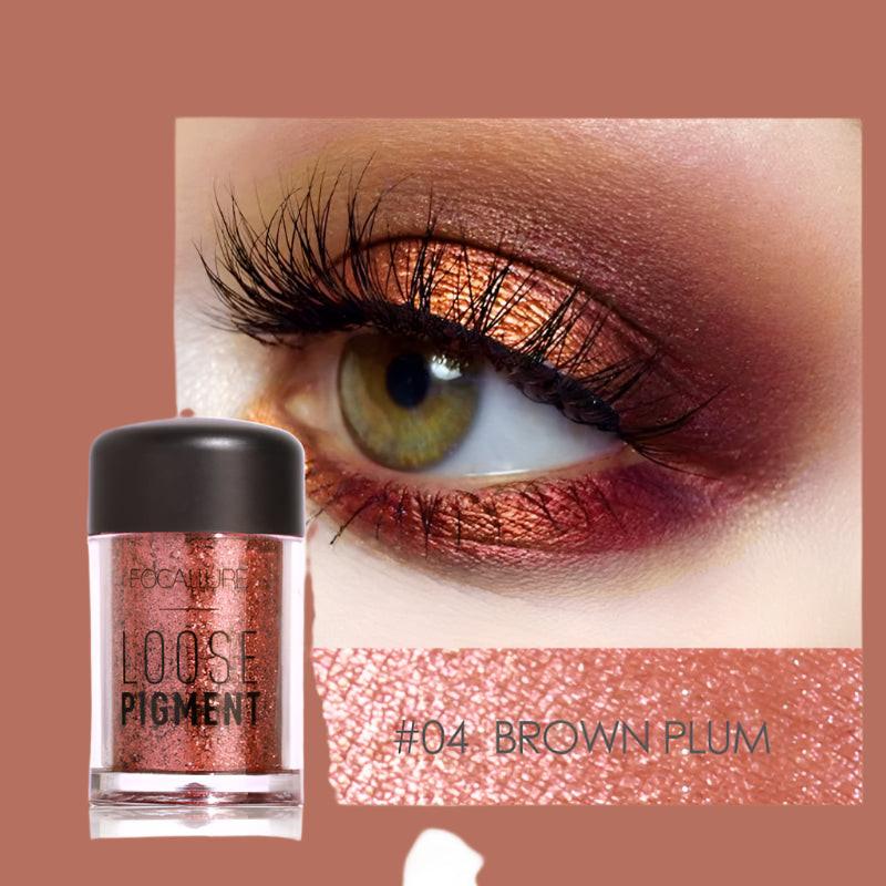 Colorful Pearlescent Glitter Eye Shadow.