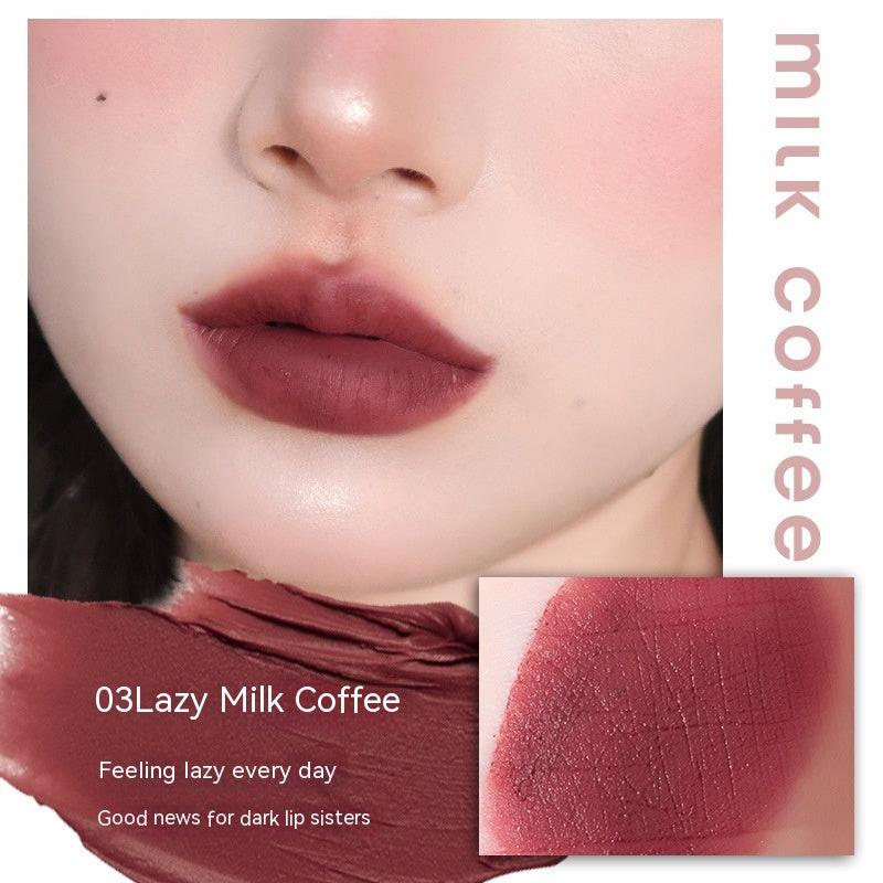 Ice Cream White Velvet Matte Matte Lip Gloss.