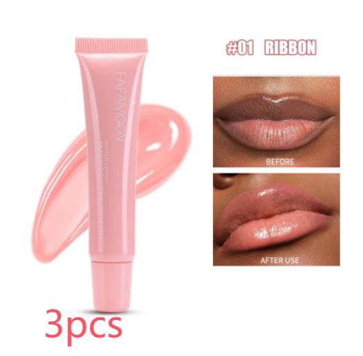 Glossy Lip Glaze Waterproof Long Lasting Lip Gloss Glossy Mirror Tea Red Liquid Lipstick Doodle Lip Korean Makeup.