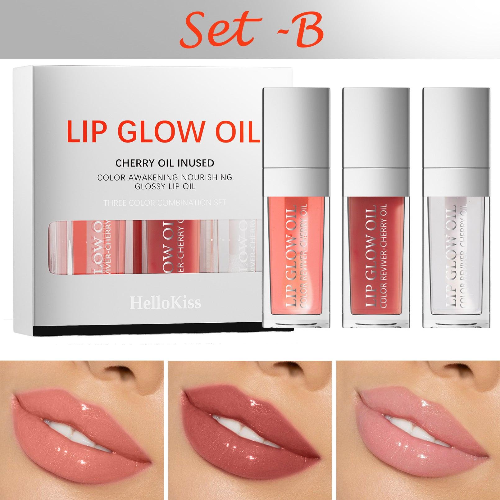 No Stain On Cup Moisturizing And Nourishing Lip Lip Gloss 3 Pack Suit.