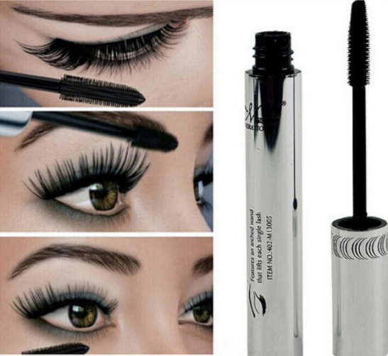 Long Curling Eyelash Extension Black Fiber Mascara Eye Lashes Makeup.