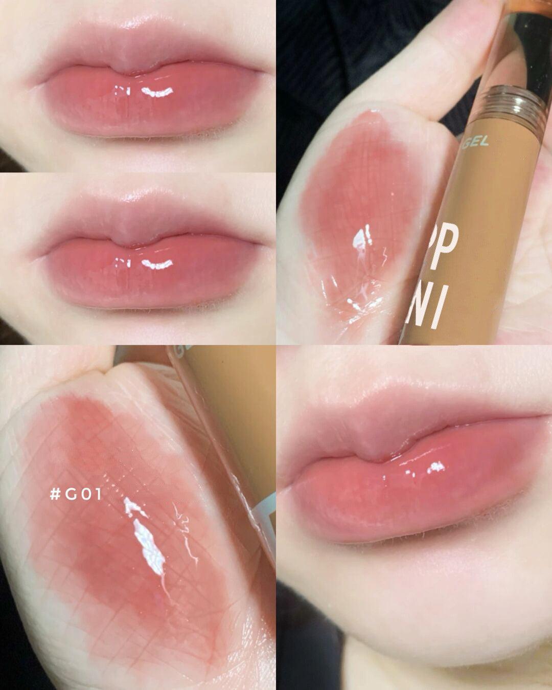 Aqua Mirror Glass Lip Glaze Lipstick.