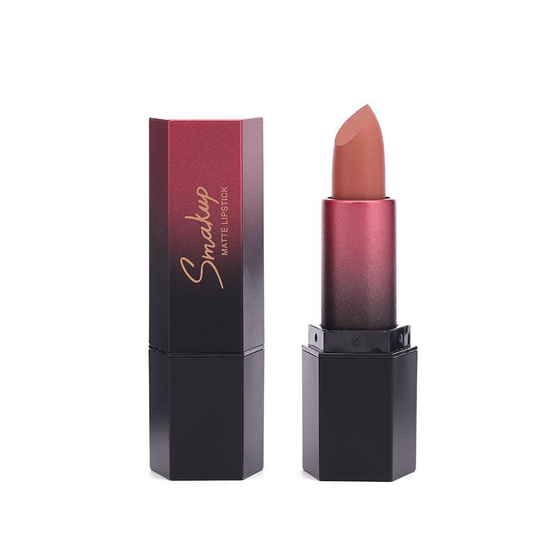 10 Colors Discoloration Resistant Matte No Stain On Cup Makeup Lipstick.