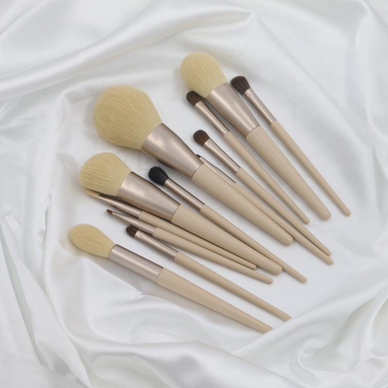 Set Of 12 Makeup Brushes.