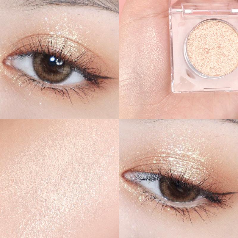 High Gloss Earth Color Broken Diamond Fine Shimmer Matt Pearl Eye Shadow Disc.