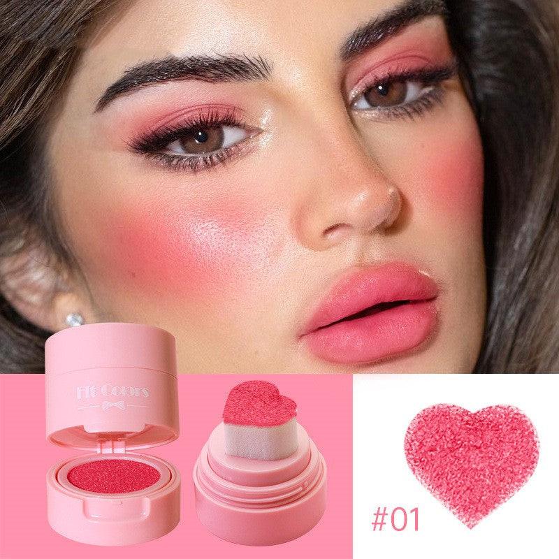6 Color Love Air Cushion Blusher Seal Repair Liquid Blush.