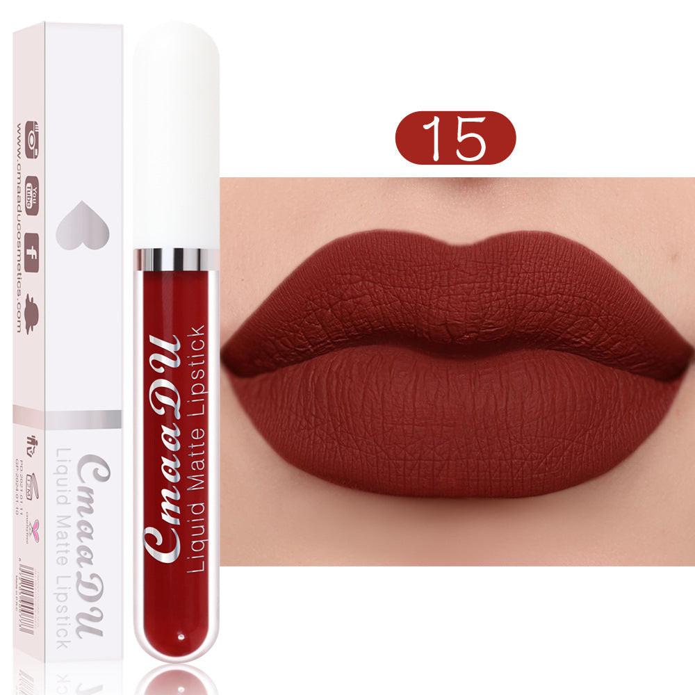 Matte Non-stick Cup Waterproof Long-lasting Lip Gloss.