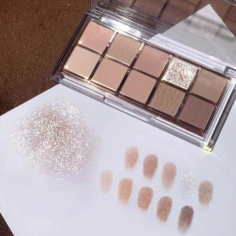Earth Matte Ten Color Eyeshadow Palette.
