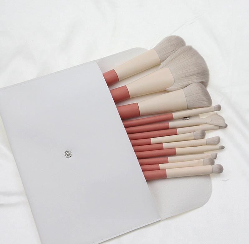 12 Pieces Of Powder Powder Blusher Brush, Complete Set Of Makeup Tools.
