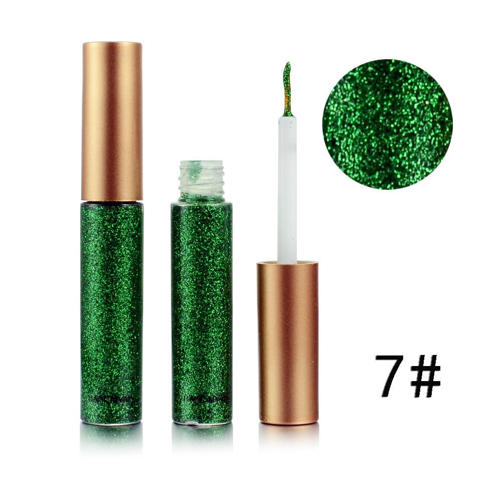 Stage Nightclub Makeup Performance Makeup Colorful Shiny Sequins Flashing Liquid Eye Shadow.