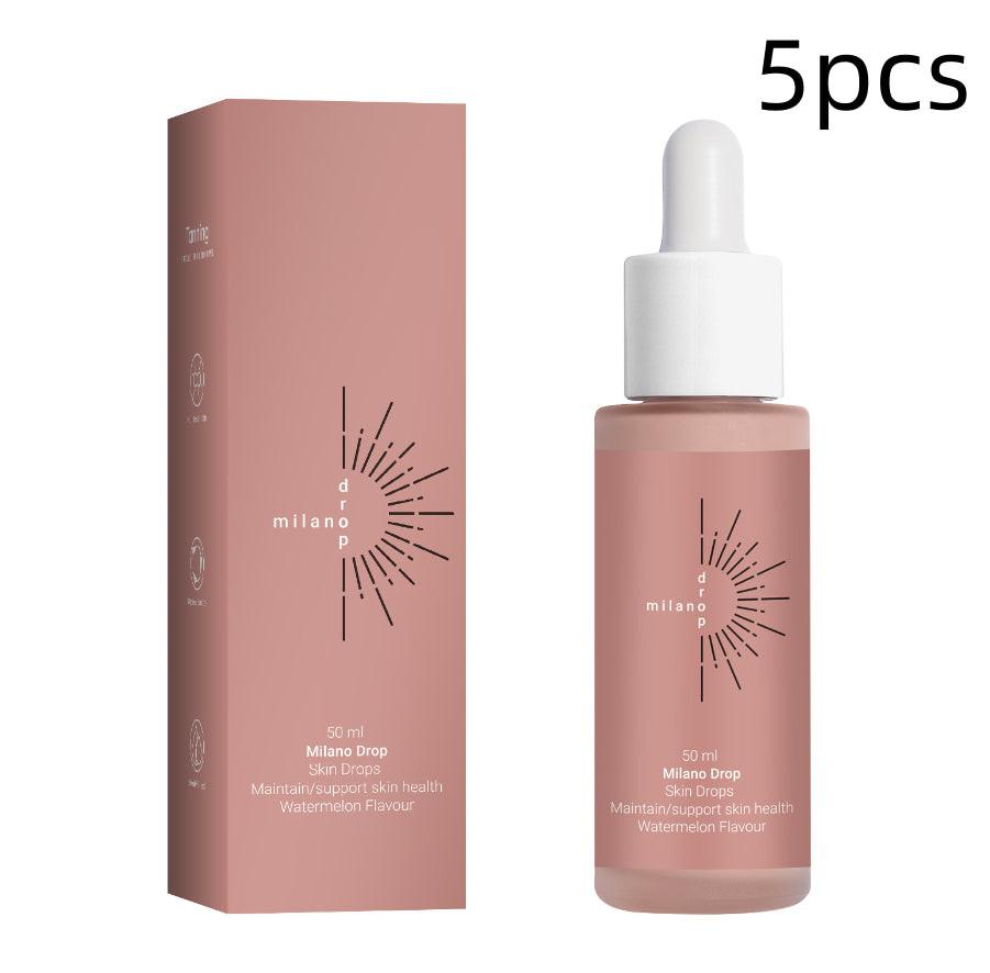Tanning Face Serum Face Body Tanning Bed Outdoor Fine Line Repair Skin Serum Dark Bronzer Self Tanning Serum Drops.