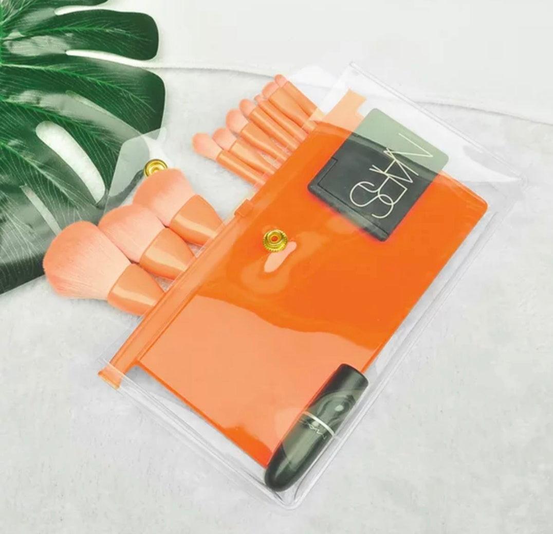 Candy color makeup brush set full set loose powder brush blush brush foundation brush makeup tool.