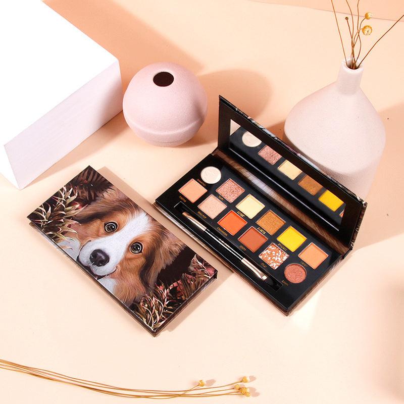 New noble pet twelve-color animal eyeshadow.