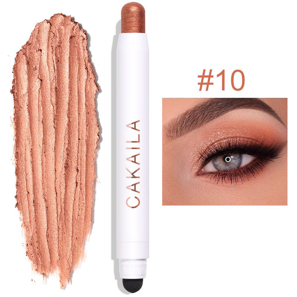 Double-headed Monochrome Pearlescent Eye Shadow Stick.