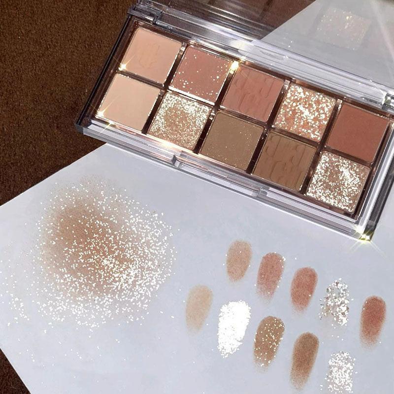 Earth Matte Ten Color Eyeshadow Palette.