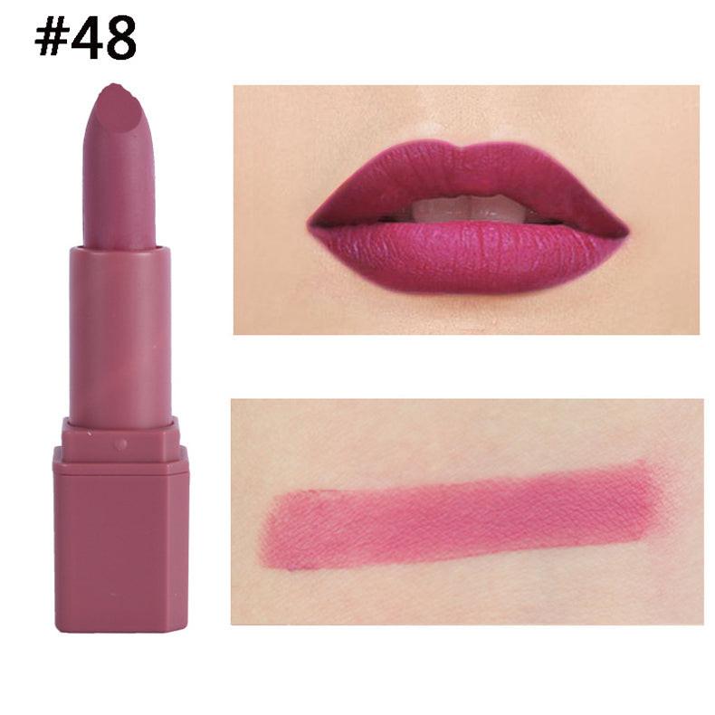 Square Tube Matte Lipstick Matte Square Tube Lip Makeup.