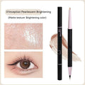 Double-headed Eye Shadow Pen High-gloss Brightening Double-effect Three-dimensional Eyeliner.