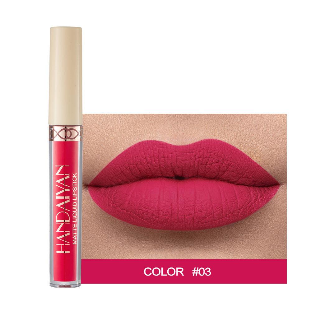 Matte Finish Velvet 12 Colors Lip Gloss Liquid Lipstick Lip Glaze.