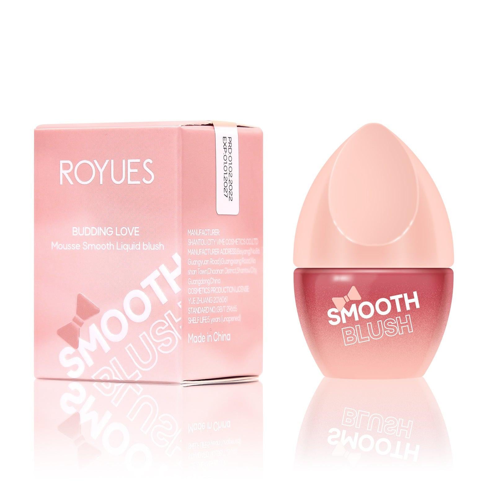Natural Rouge Powder Easy Color Lip Cheek Blush.