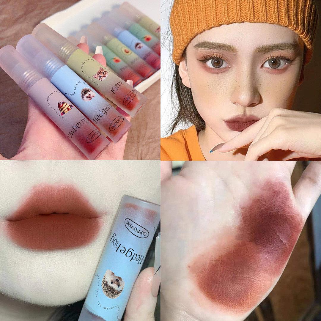 Women's Fashion Matte Flat Lipstick Glaze.