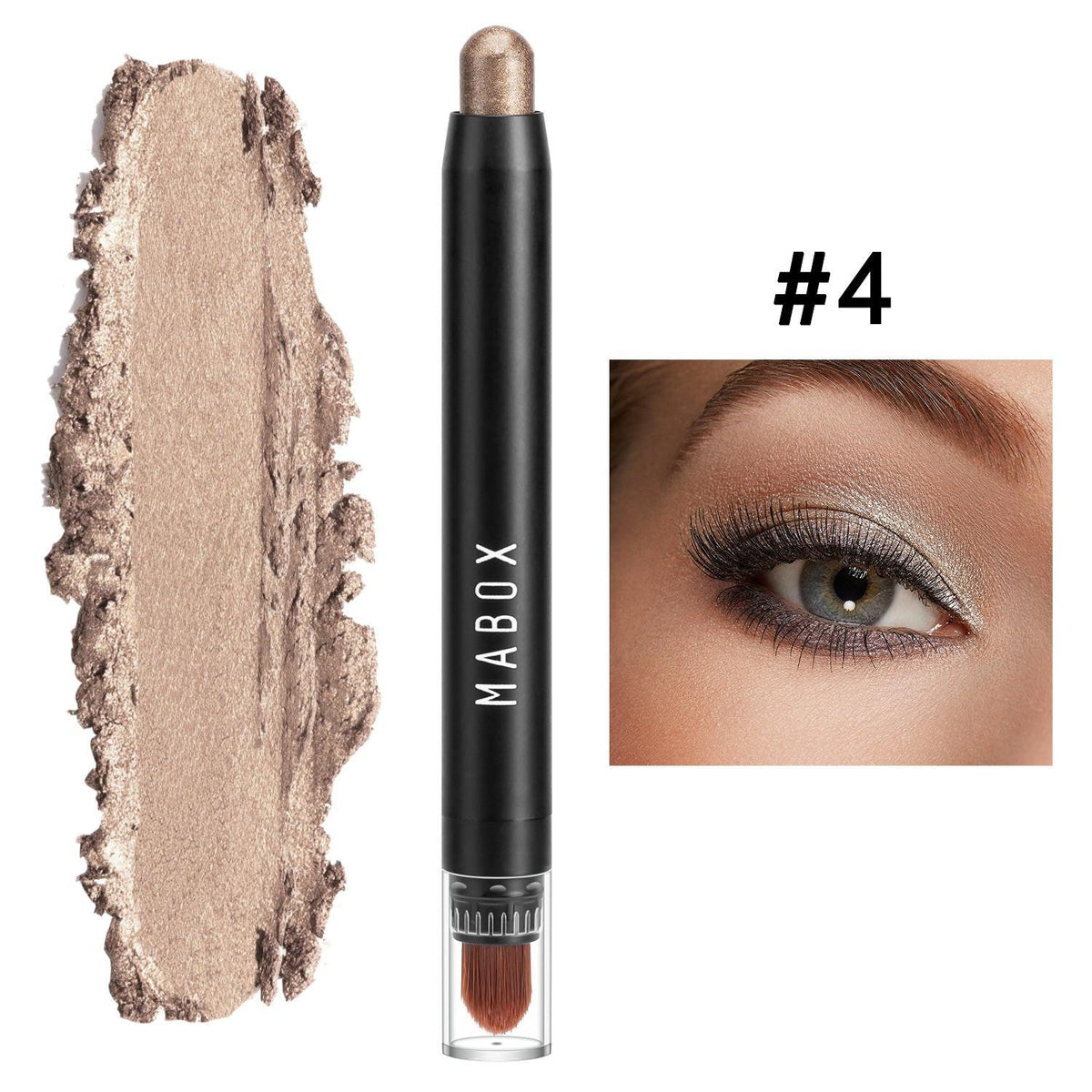 MABOX Waterproof Eye Shadow Stick Eye Makeup Color Pearlescent Pen.