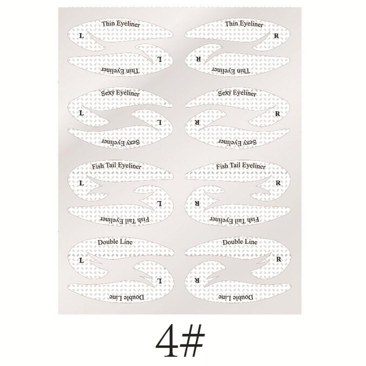 Eyeliner Makeup Eye Template Sticker.