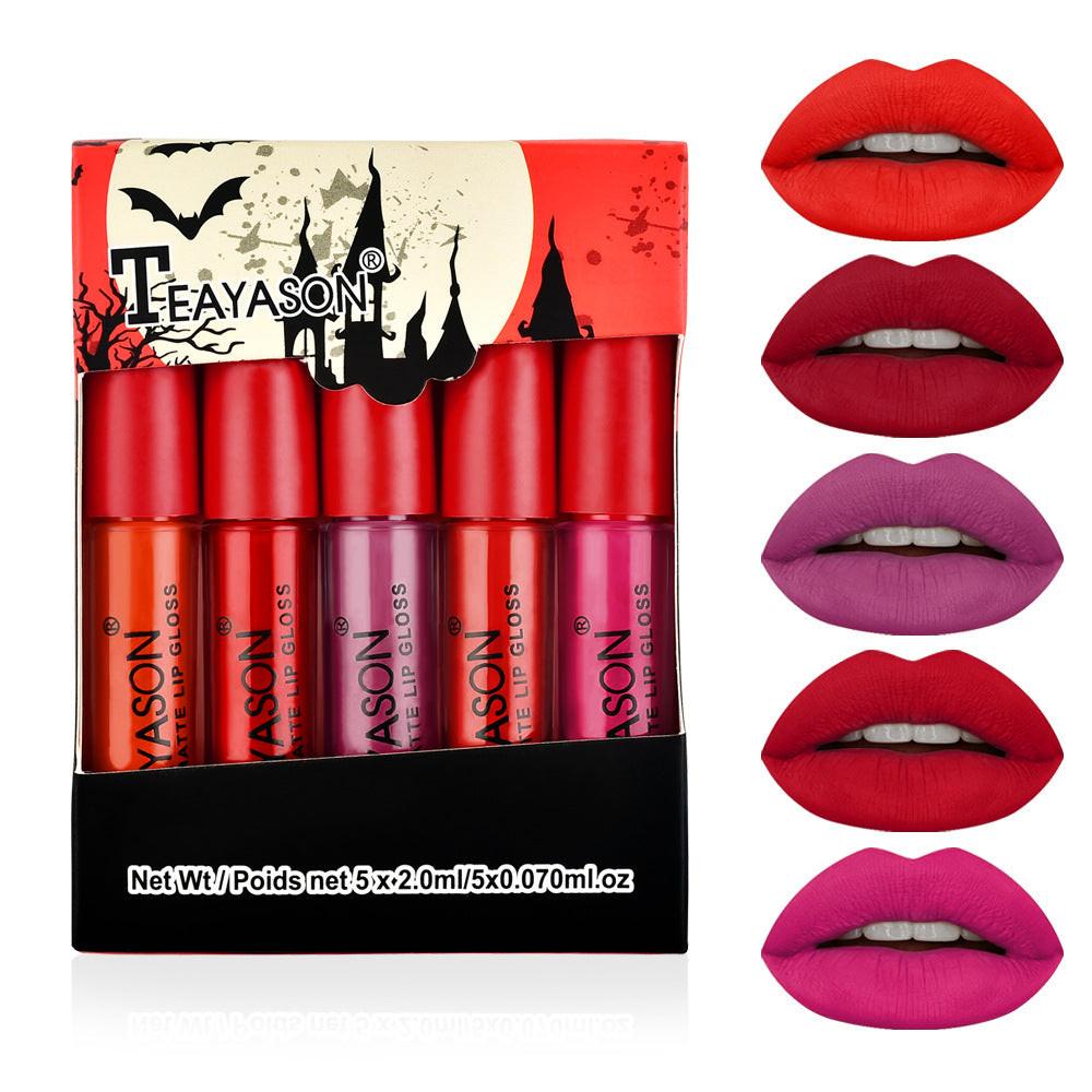 Matte Matte Lip Glaze Mini Set Of FiveLip Gloss.