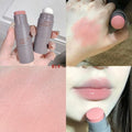 Double-headed Sponge Monochrome Blusher Natural Color Holding.