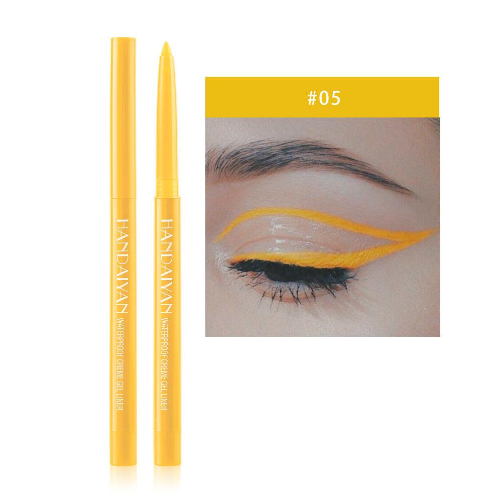 20 Color Cat Eye Makeup Waterproof Neon Colorful Liquid Eyeliner Pen Make Up Comestics Long-lasting Black Eye Liner Pencil.