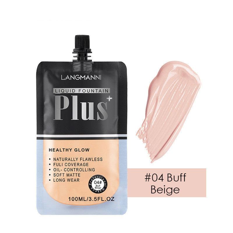 Bag Liquid Foundation Oil Control Long-lasting Concealer And Brightening.