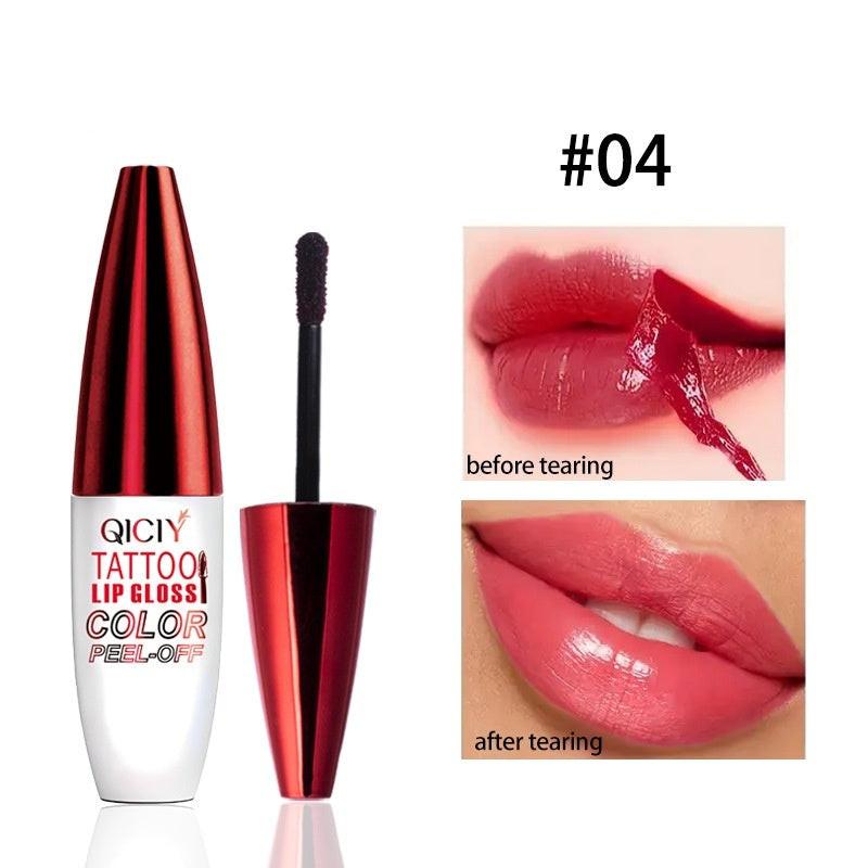 Tear And Pull Easy To Color Nourishing Long-lasting Longlasting Lip Gloss.