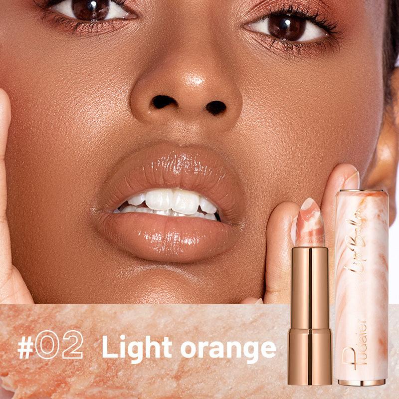 Marble Lip Balm Moisturizing And Nourishing Fade.