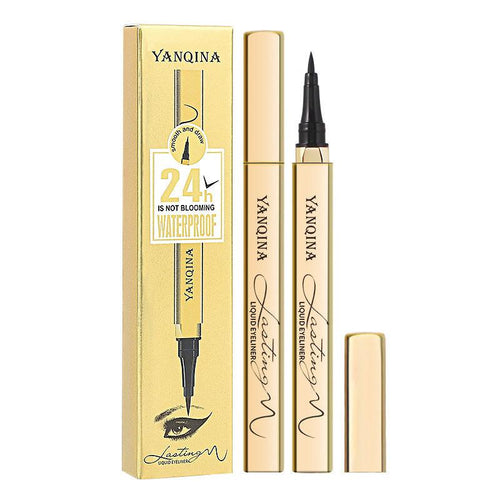 Eyeliner Waterproof And Sweat-proof Not Easy To Smudge Small Gold Bar Extremely Fine.