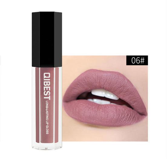QIBEST Makeup Hexagonal Lip Gloss.
