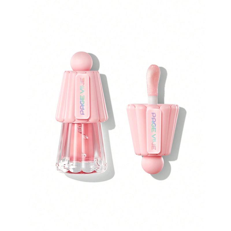 Jelly Big Brush Lip Gloss Moisturizing Lasting Fade Lip Lines.