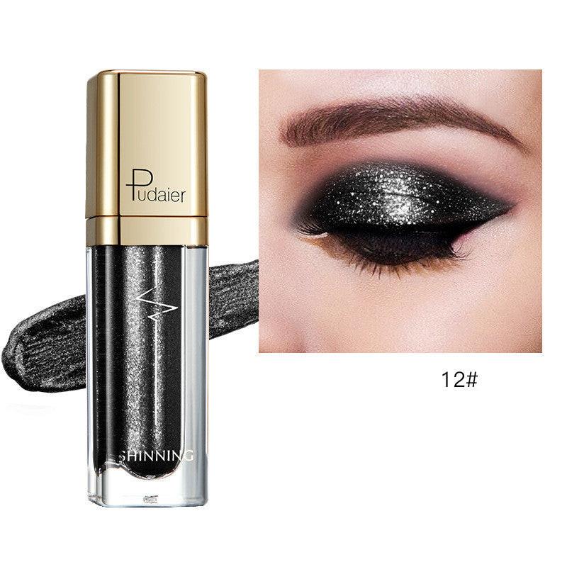 18-color glitter eyeshadow.