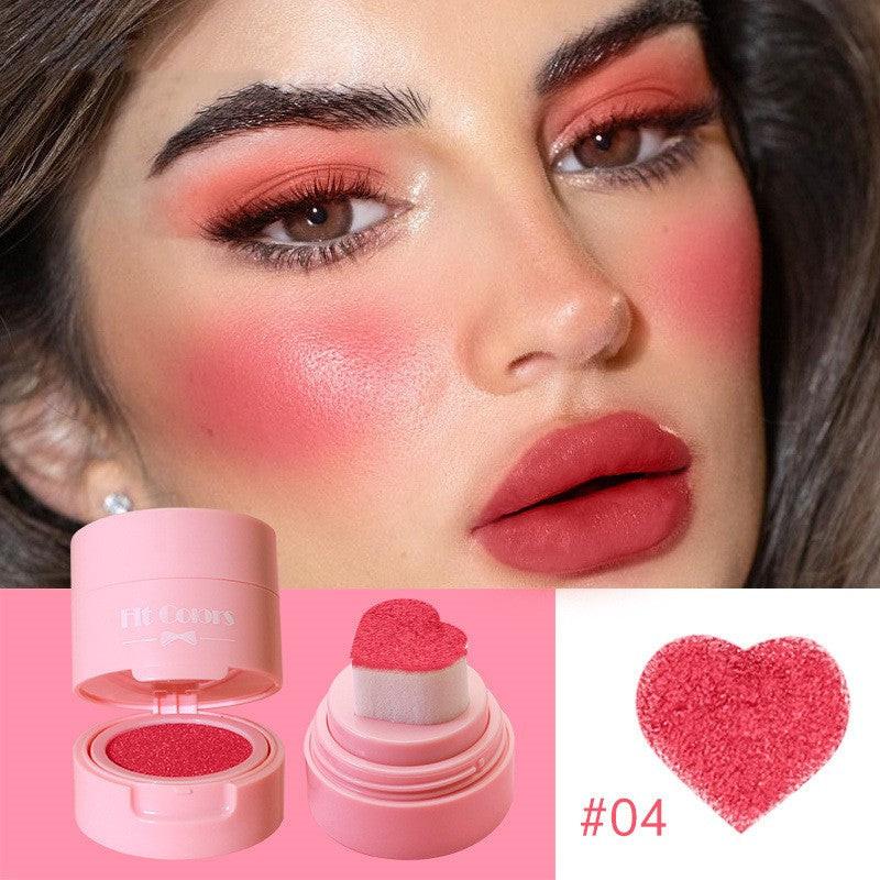 6 Color Love Air Cushion Blusher Seal Repair Liquid Blush.