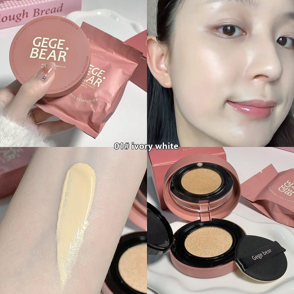 Light Moisturizing Concealer Makeup Cushion Foundation Matte Oil Control Natural Improve Skin Color.