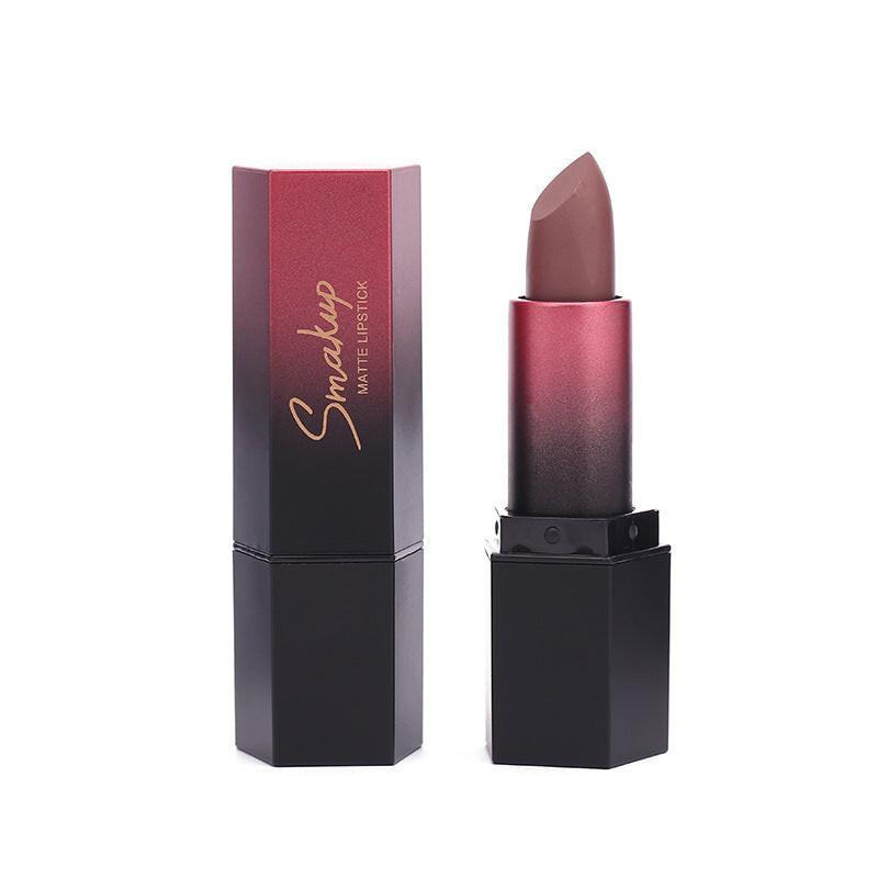 10 Colors Discoloration Resistant Matte No Stain On Cup Makeup Lipstick.