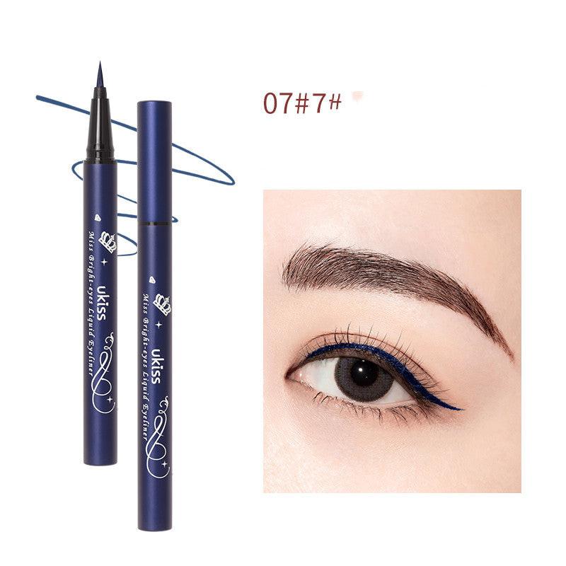 Waterproof color eyeliner pen.